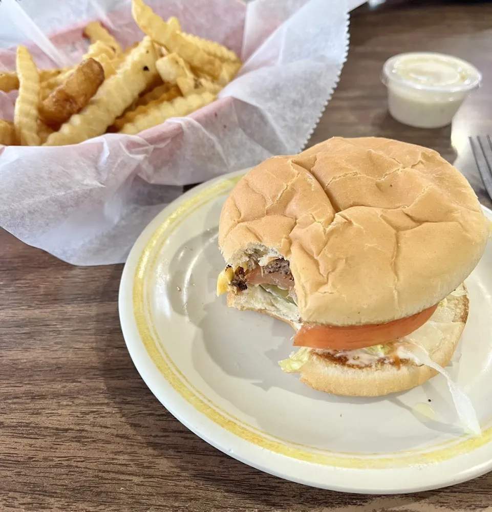 Cheeseburger and Fries